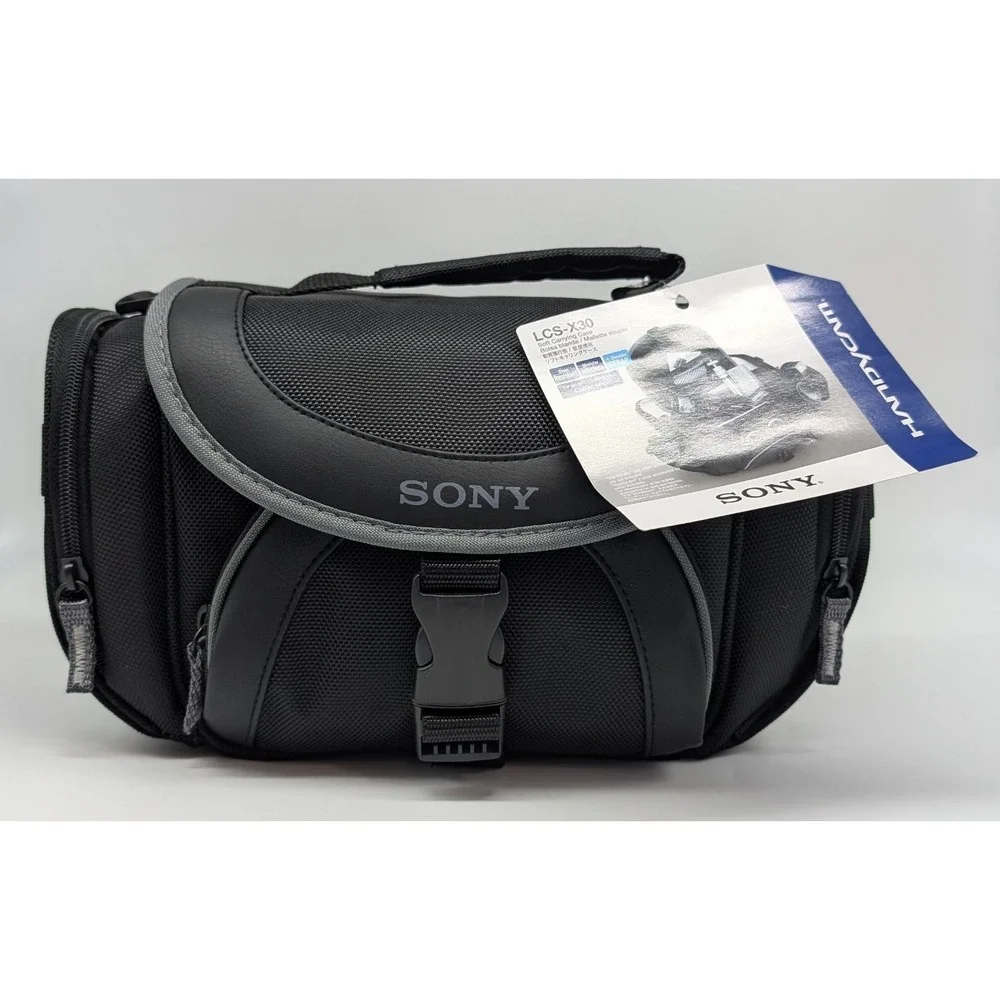 Sony LCS-X30 Camcorder Soft Carrying Case Handycam Bag NEW NWT
